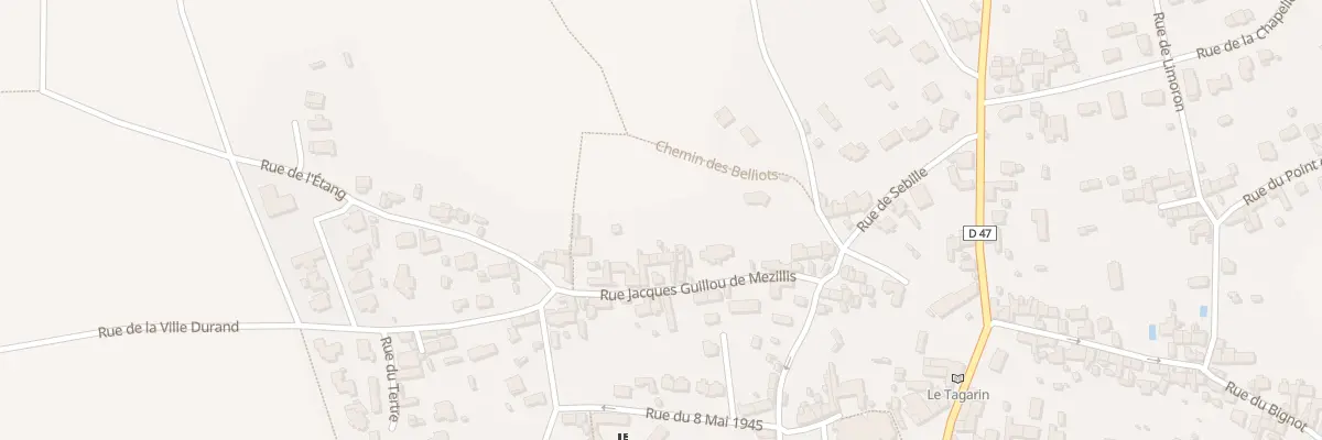 Plan du 16 Rue Guillou de Mézillis à Binic-Étables-sur-Mer