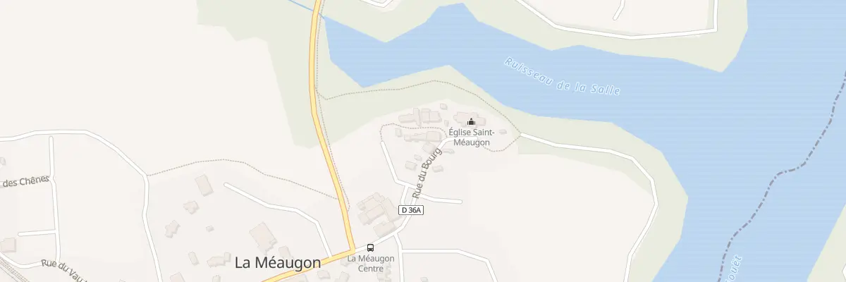 Plan du 3 Rue du Bourg à La Méaugon