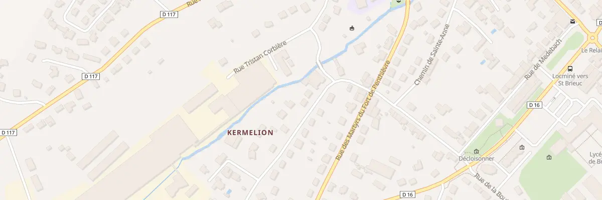 Plan du 10 Rue de Kermélion à Locminé