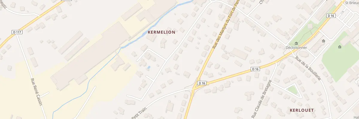 Plan du 17 Rue de Kermélion à Locminé
