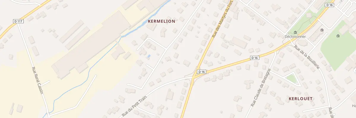 Plan du 17B Rue de Kermélion à Locminé