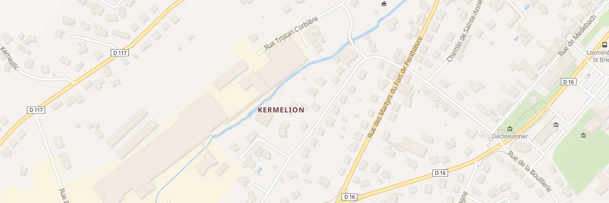 Plan du 16 Rue de Kermélion à Locminé