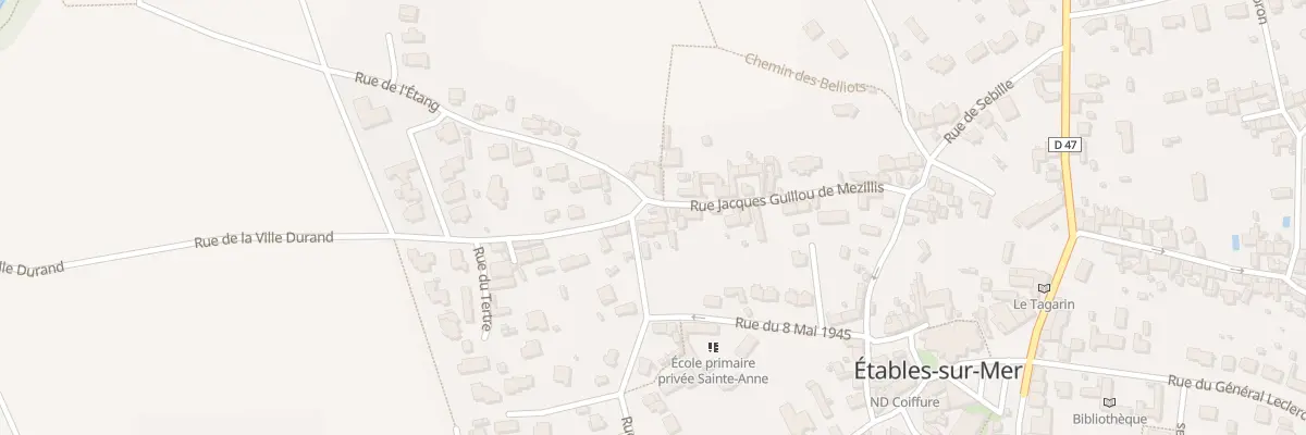 Plan du 21 Rue Guillou de Mézillis à Binic-Étables-sur-Mer