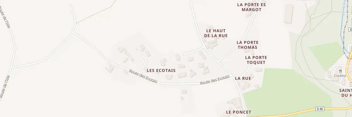 Plan du 9003 Imp du Haut de la Rue à Plaine-Haute