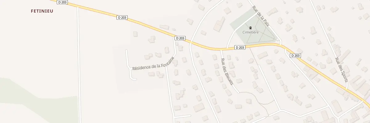 Plan du 17 Rue des Camélias à Évellys