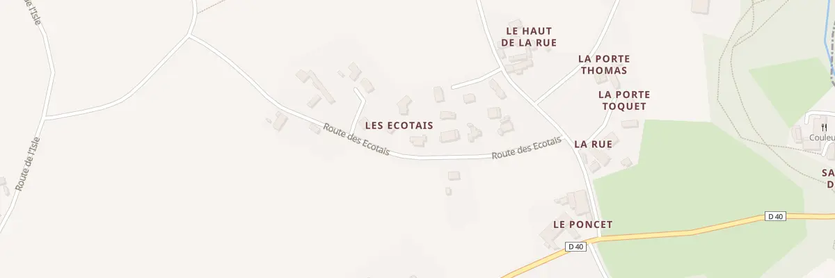 Plan du 23 Rte des Ecotais à Plaine-Haute