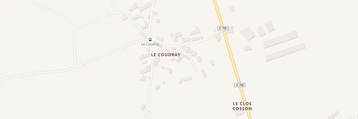 Plan du 25 Le Coudray à Saint-Brandan