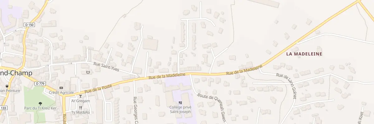 Plan du 19 Rue de la Madeleine à Grand-Champ