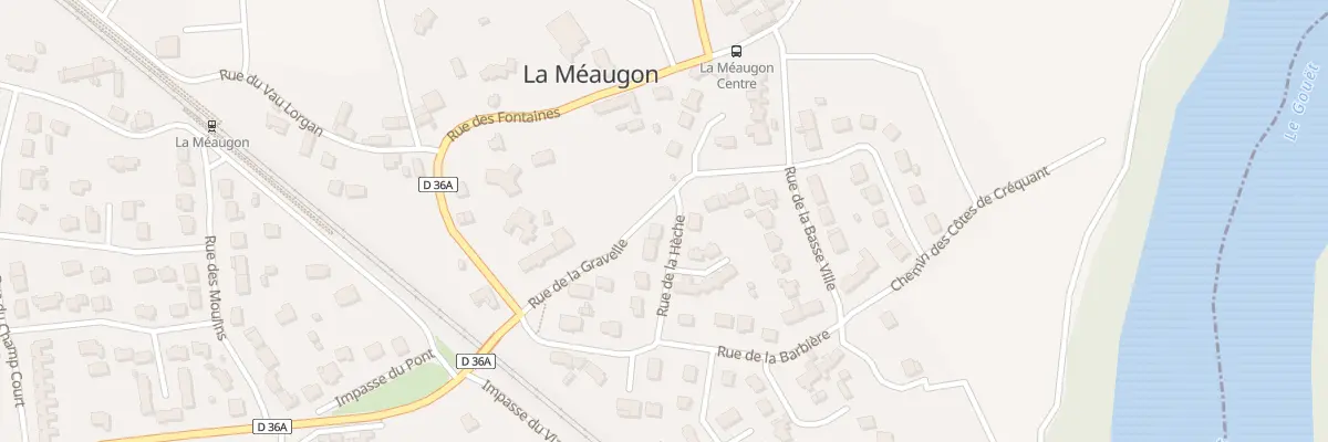 Plan du 1 Rue de la Hèche à La Méaugon