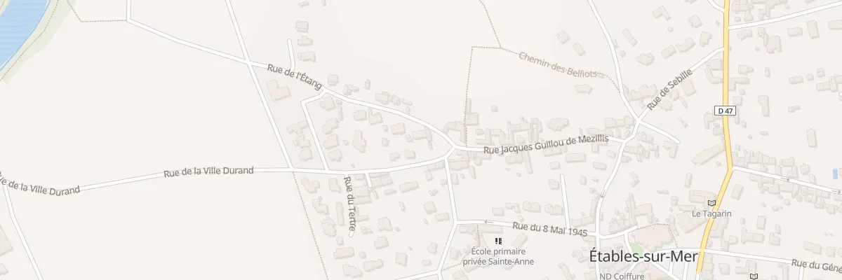 Plan du 3 Rue de l’Etang à Binic-Étables-sur-Mer