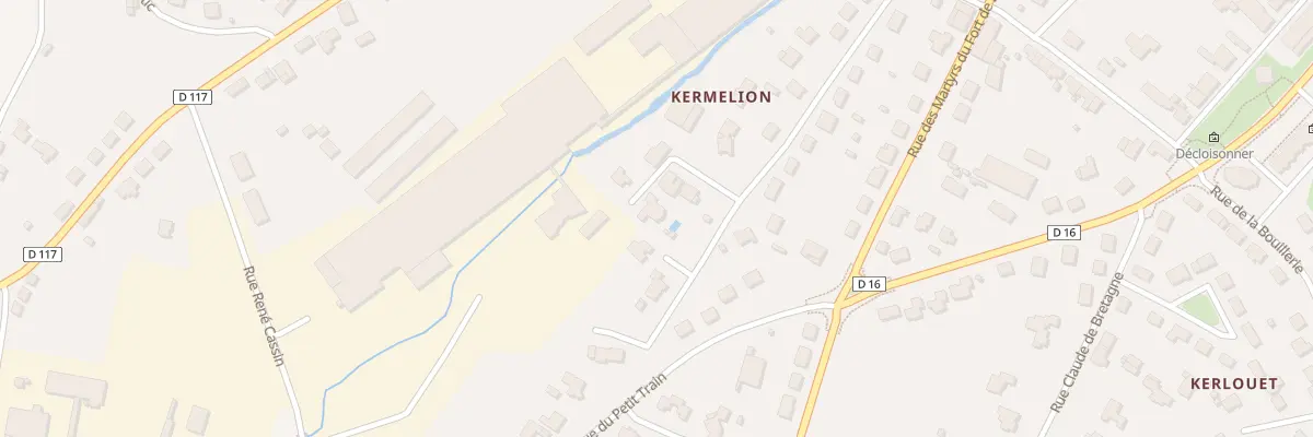 Plan du 21 Rue de Kermélion à Locminé