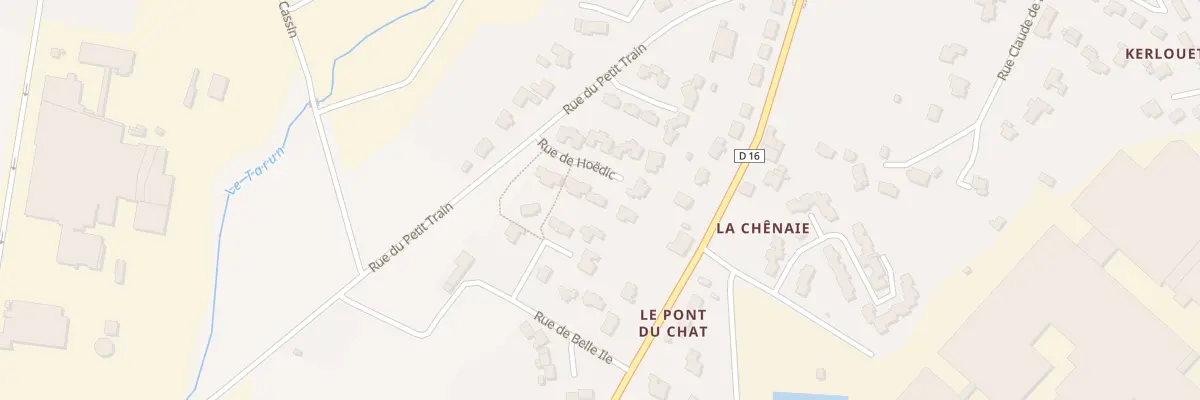 Plan du 7 Rue de Hoëdic à Locminé