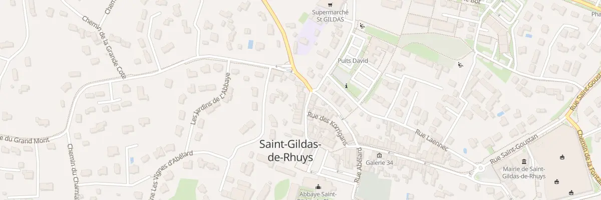 Plan du 12 Rue des Vénétes à Saint-Gildas-de-Rhuys