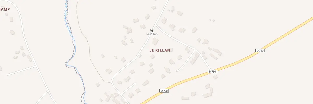 Plan du 5807 Le Rillan à Plaintel