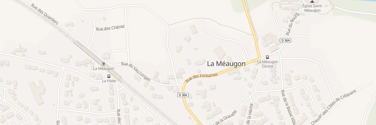 Plan du 16 Rue des Fontaines à La Méaugon