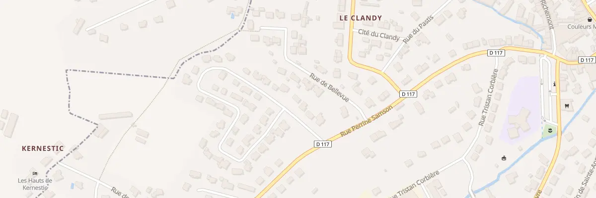 Plan du 8 Rue Jean Monnet à Locminé