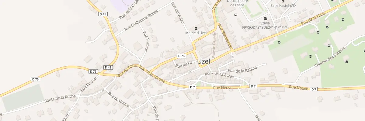 Plan du 4 Rue au Fil à Uzel