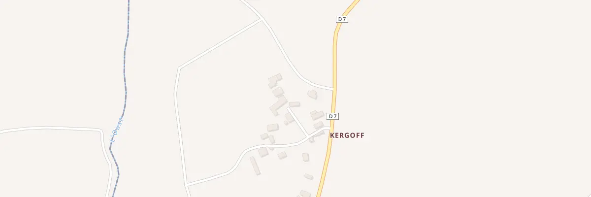 Plan du 5204 Kergoff à Trévé