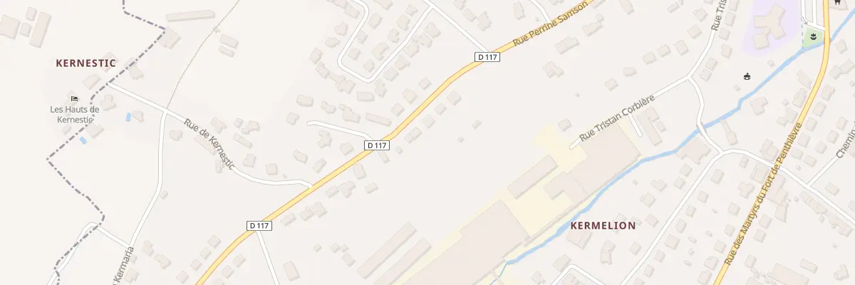 Plan du 23 Rue Perrine Samson à Locminé