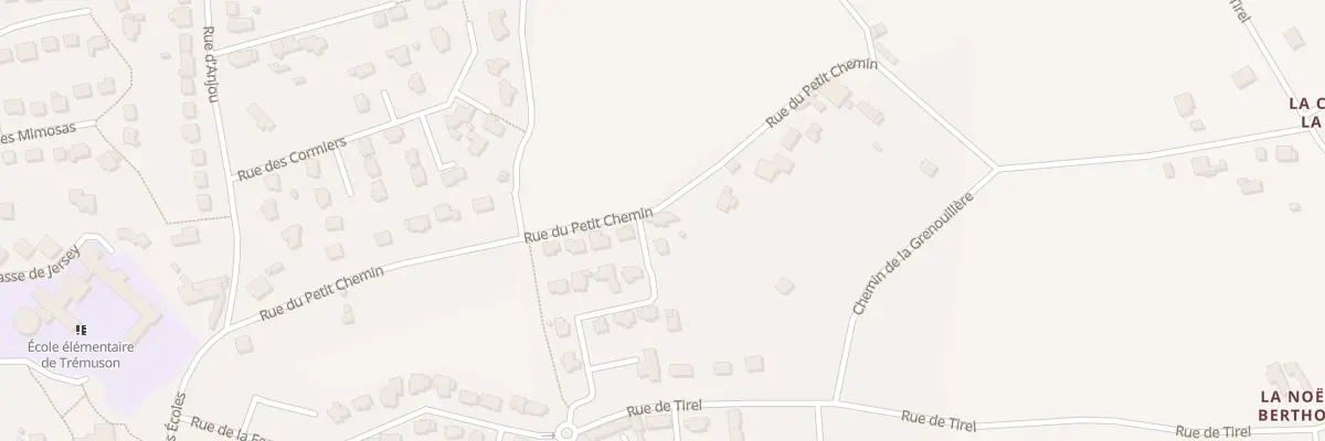 Plan du 24 Rue du Petit Chemin à Trémuson