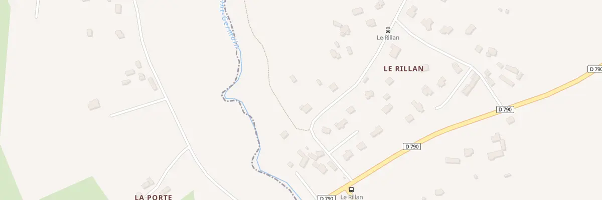 Plan du 36 Le Rillan à Plaintel