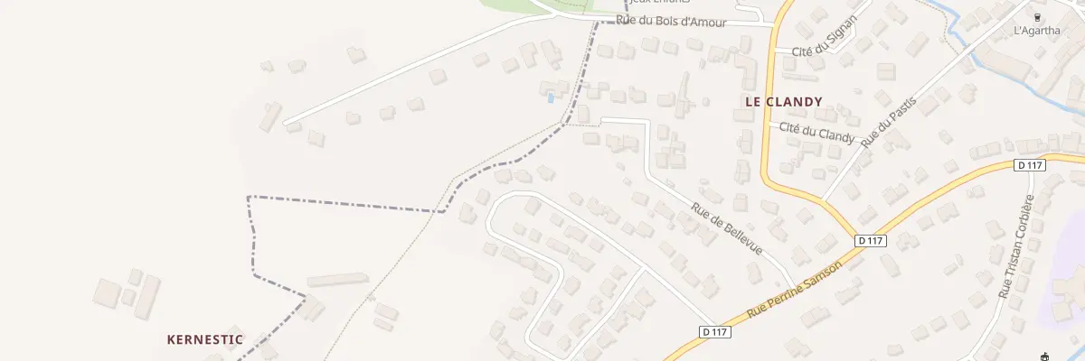 Plan du 22 Rue Jean Monnet à Locminé