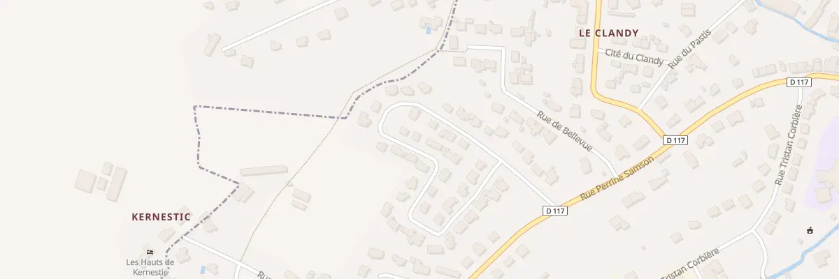 Plan du 11 Rue Jean Monnet à Locminé