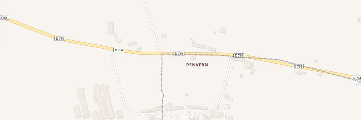 Plan du 5000 Penvern à Évellys