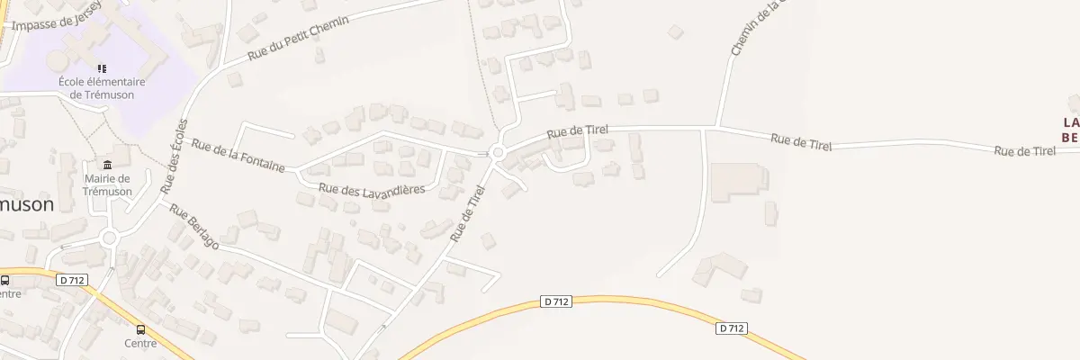 Plan du 8 Rue de Tirel à Trémuson