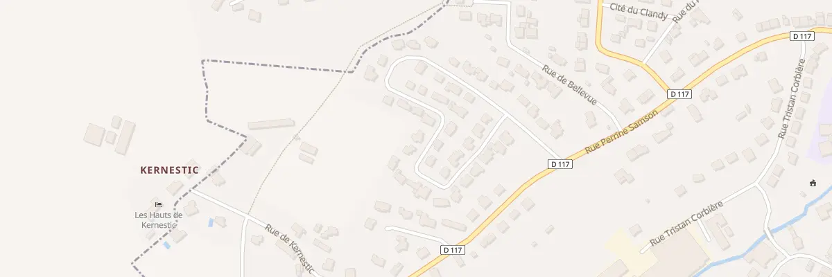 Plan du 42 Rue Jean Monnet à Locminé