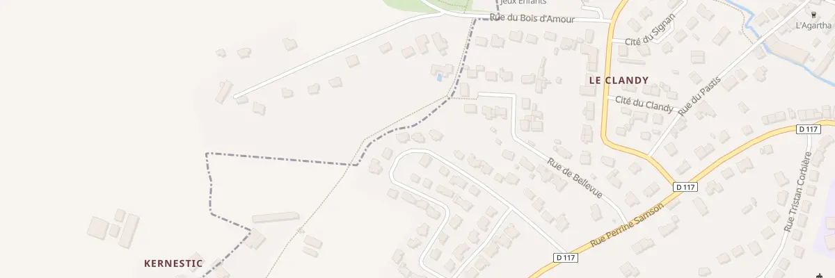 Plan du 24 Rue Jean Monnet à Locminé