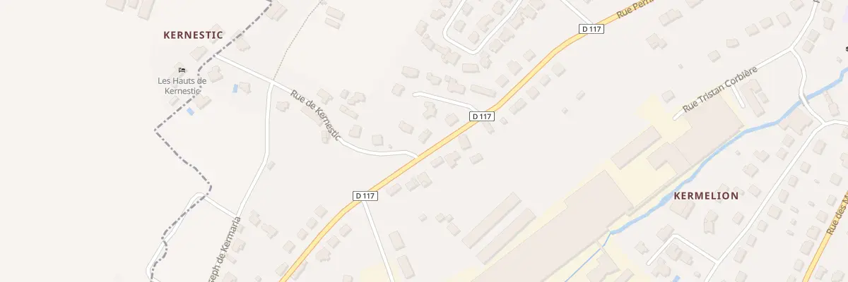 Plan du 28 Rue Perrine Samson à Locminé