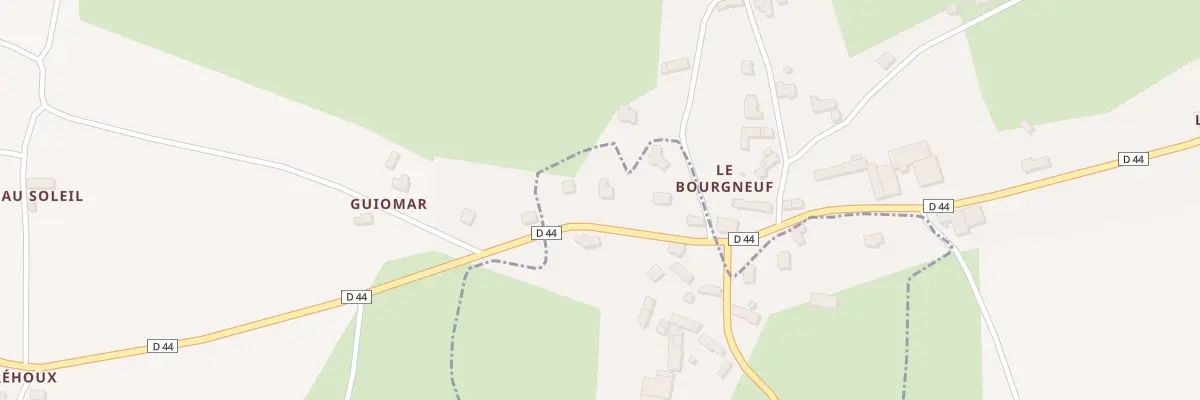 Plan du 5149A Le Bourgneuf à Allineuc