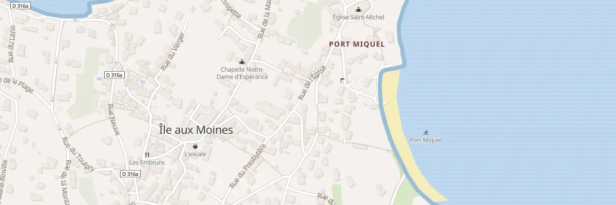 Plan du 6156 Rue de l’Église à Île-aux-Moines