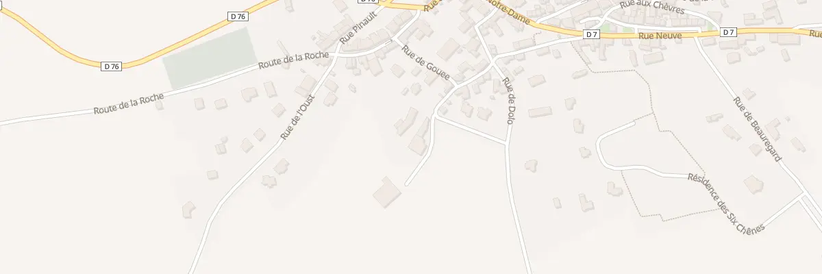 Plan du 10 Rue de Gouee à Uzel