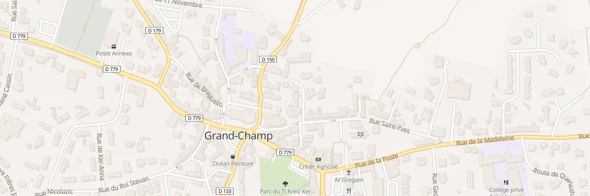 Plan du 5 Rue Perrine Samson à Grand-Champ