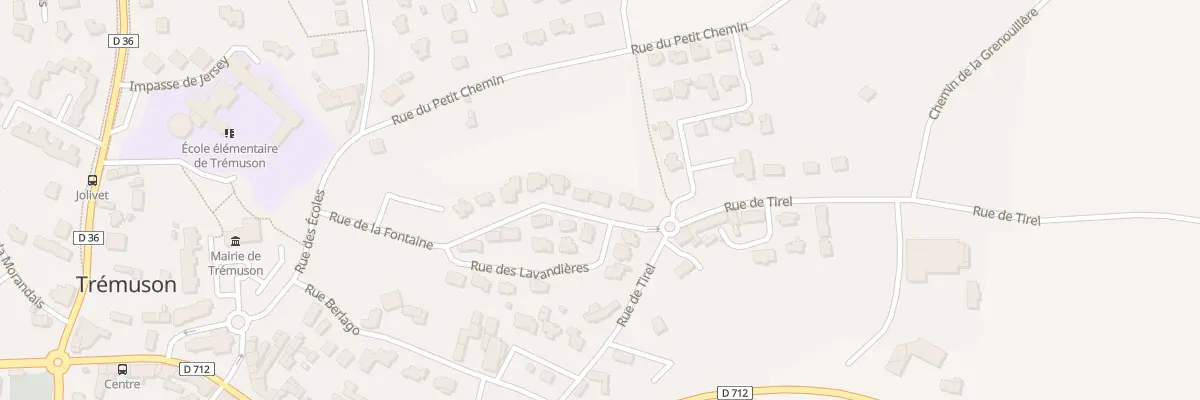 Plan du 14 Rue de la Fontaine à Trémuson
