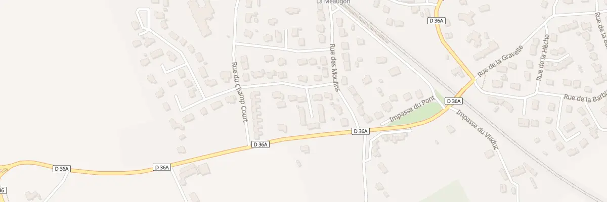Plan du 5 Rue des Longs Champs à La Méaugon