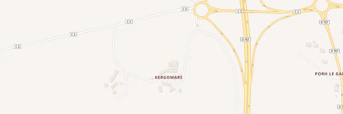 Plan du 2 Kergomard à Moréac