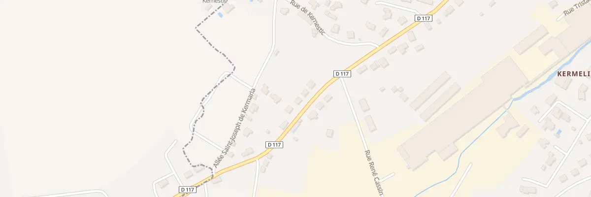 Plan du 42 Rue Perrine Samson à Locminé