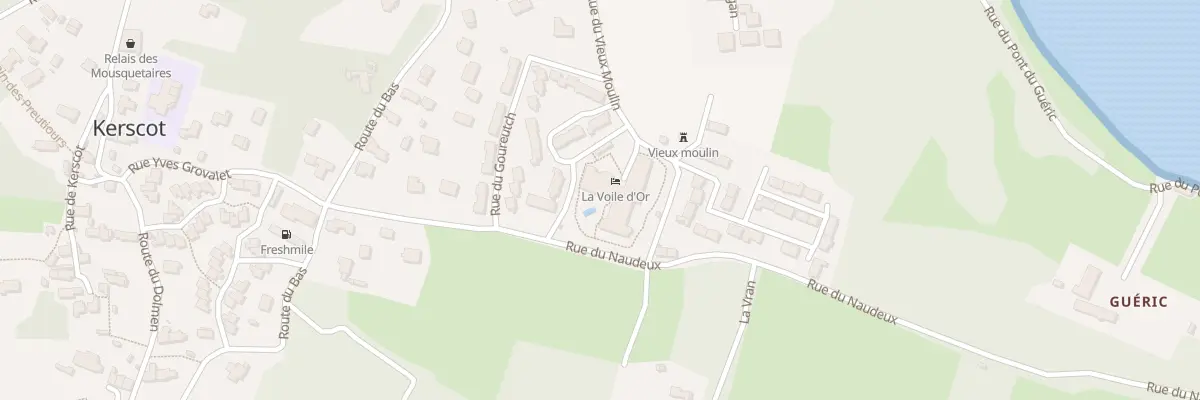 Plan du 6030 Rue du Vieux Moulin à Île-aux-Moines
