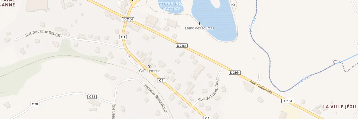 Plan du 7 Rue Nationale à Saint-Caradec