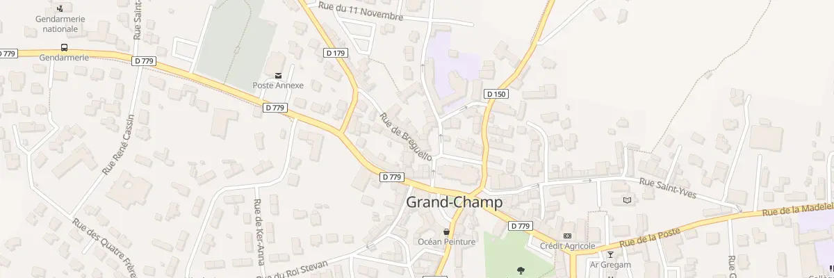Plan du 2 Rue du Breguelo à Grand-Champ
