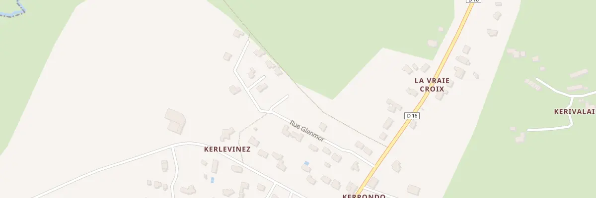 Plan du 20 Rue Glenmor à Locminé