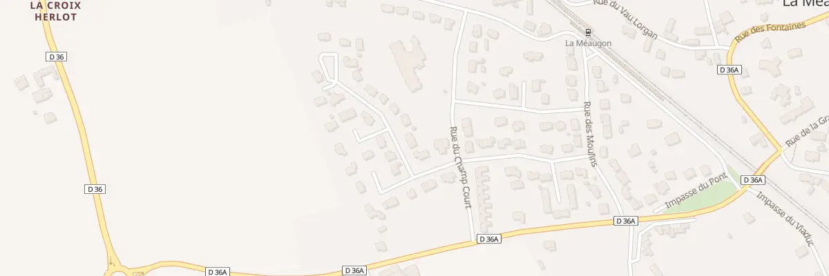 Plan du 2 Rue de la Terre à Chanvre à La Méaugon