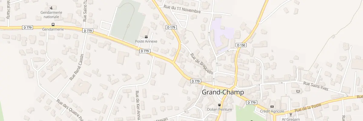 Plan du 20 Rue du Gen de Gaulle à Grand-Champ