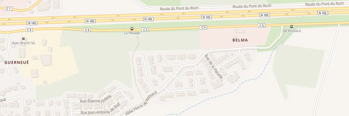 Plan du 2 Imp Jacques Pelletier du Mans à Ploeren