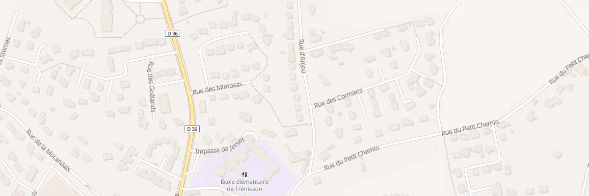 Plan du 11 Rue d’Anjou à Trémuson