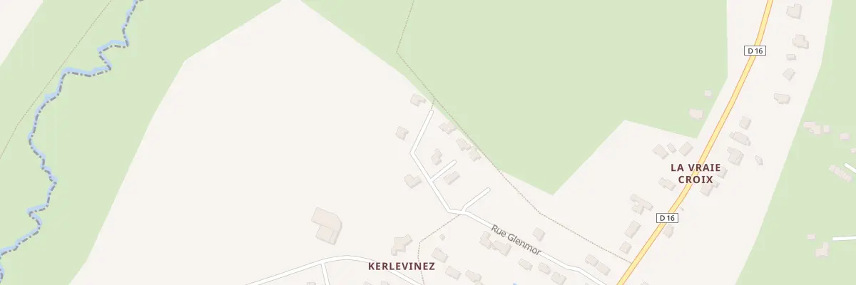 Plan du 34 Rue Glenmor à Locminé