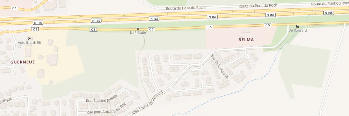 Plan du 6 Imp Jacques Pelletier du Mans à Ploeren